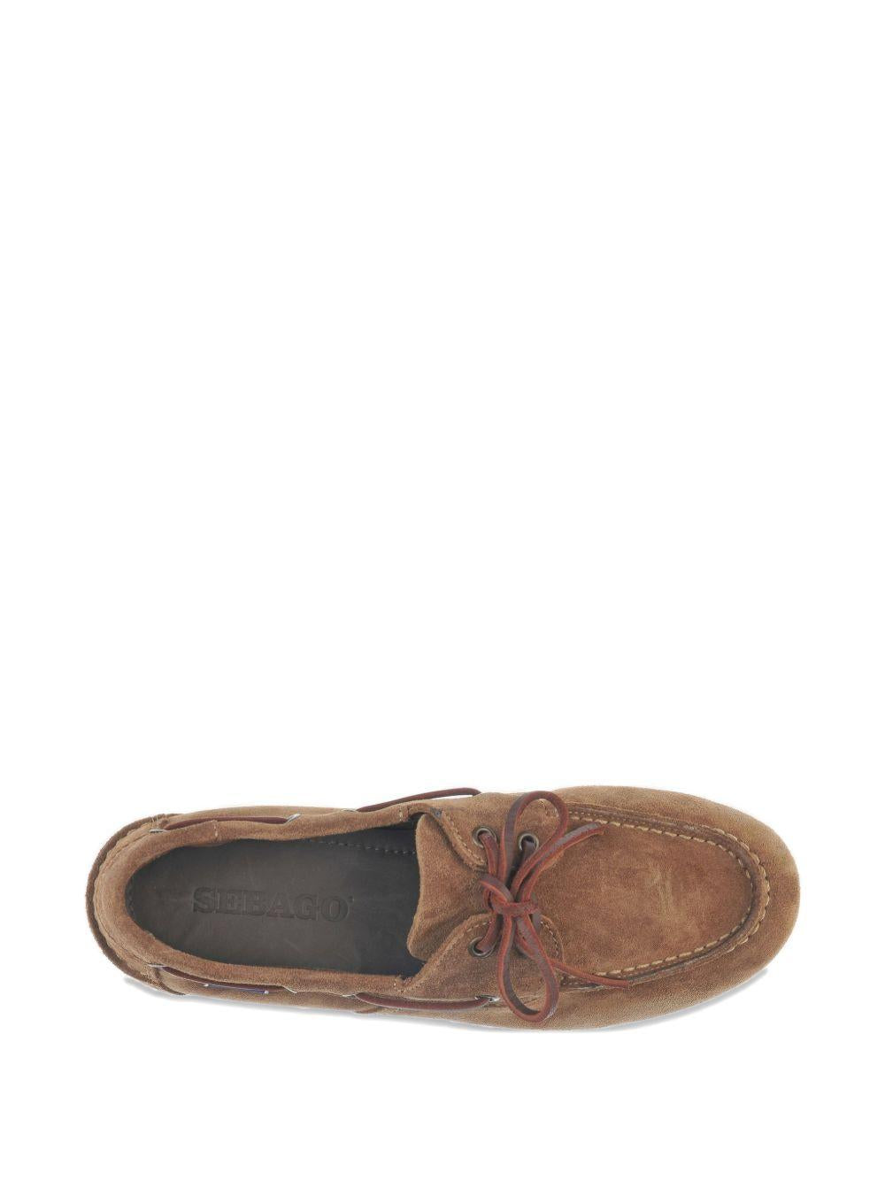 Owen Tumbled Boat Shoes 77124HW 910 BROWN TAUPE SEBAGO