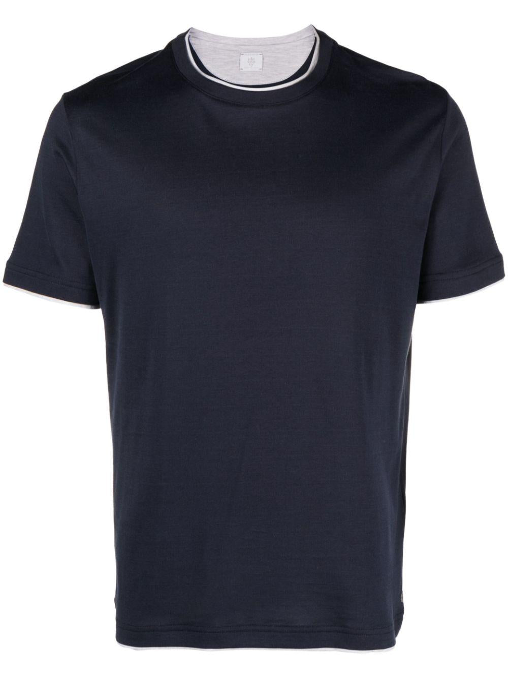 T-shirt X75TSHH04TES0H077 1113 BLUE ELEVENTY