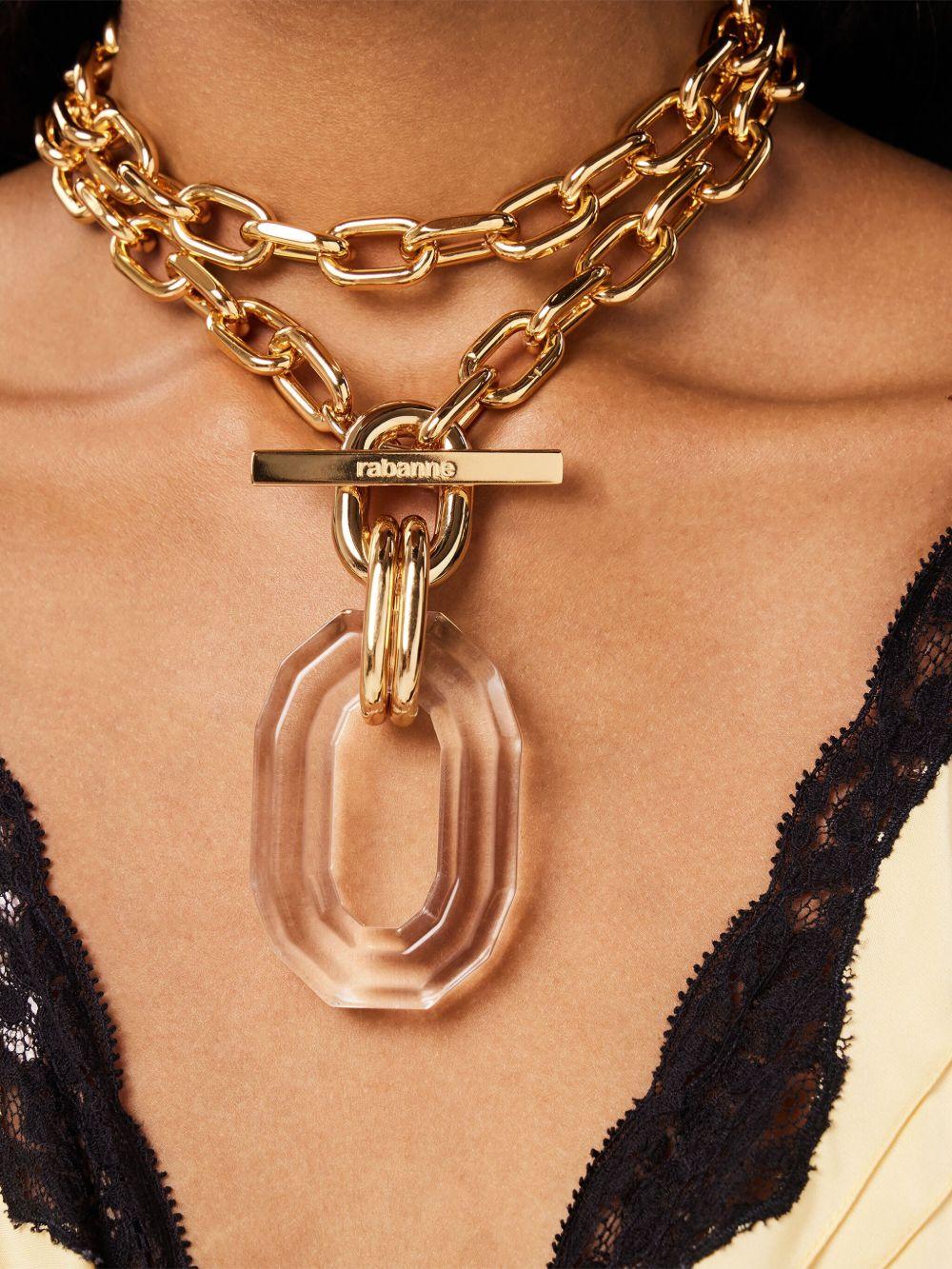 24SBB0088MET622 M733 GOLD TRASPARENT RABANNE