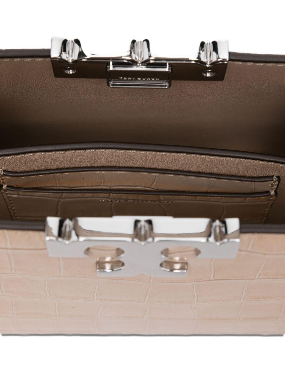 Mini Eleanor Satchel 169206 650 PALE BLUSH TORY BURCH