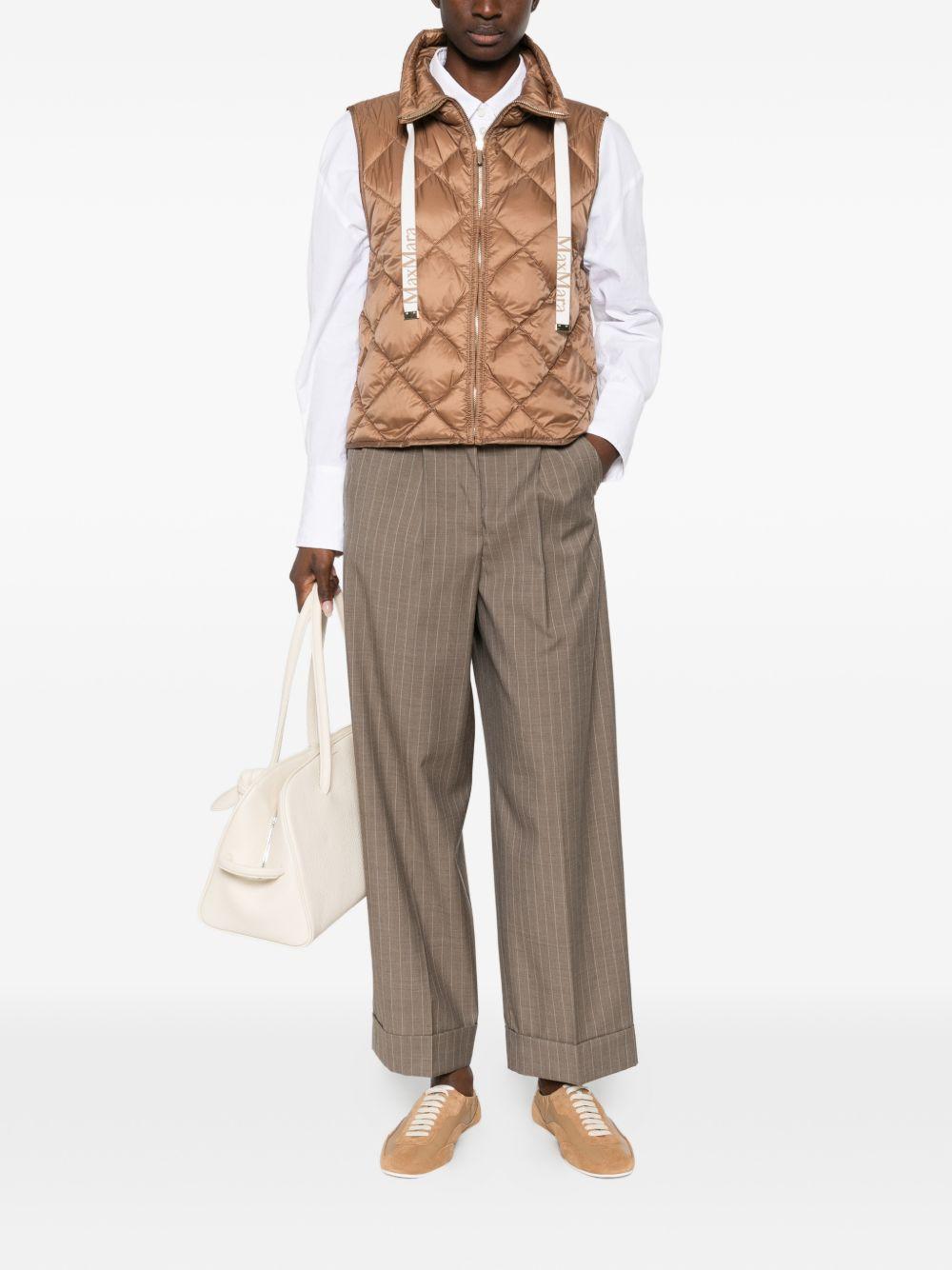 Gilet imbottito smanicato TREGIC 051 CARAMEL MAX MARA THE CUBE