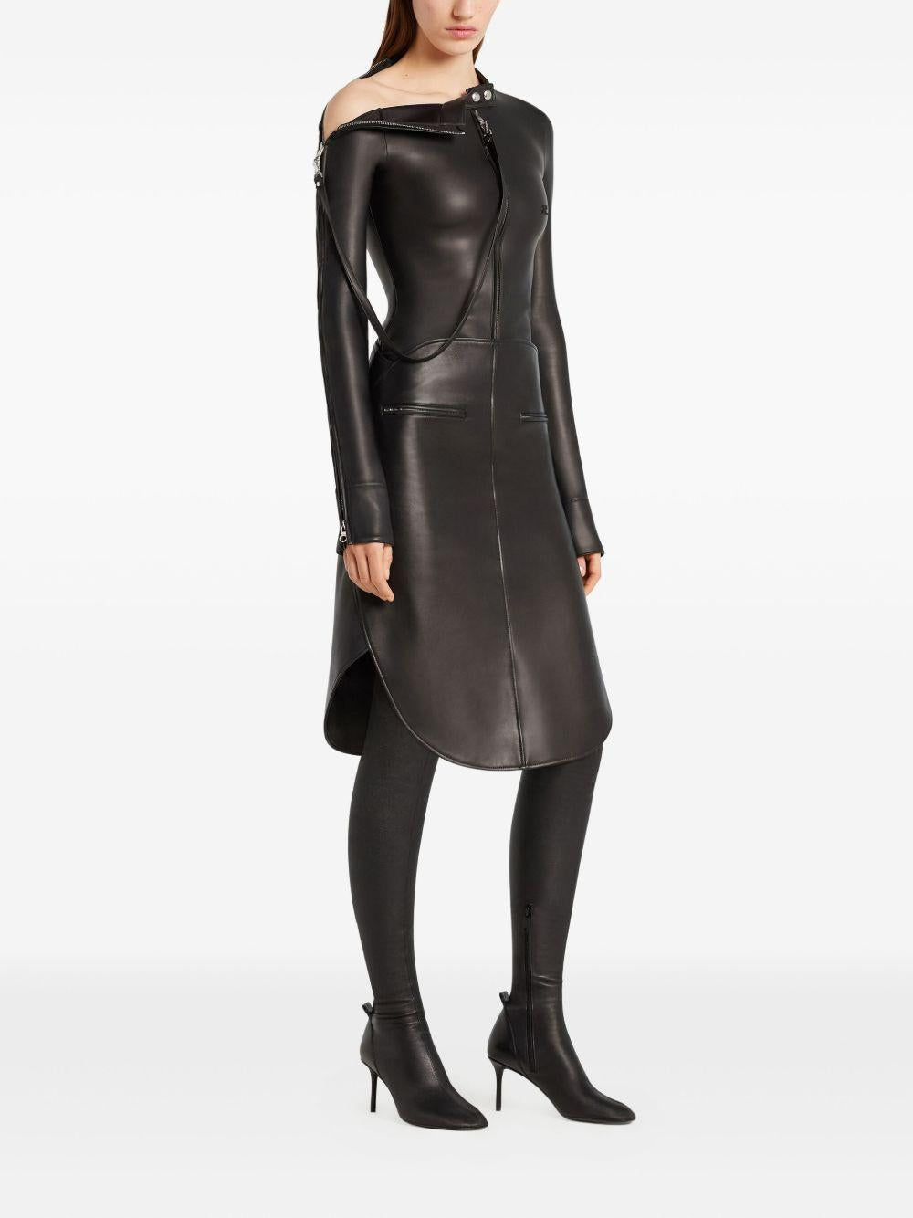 Zipped Biker Top 325CTO436PU0049 9999 BLACK COURREGES