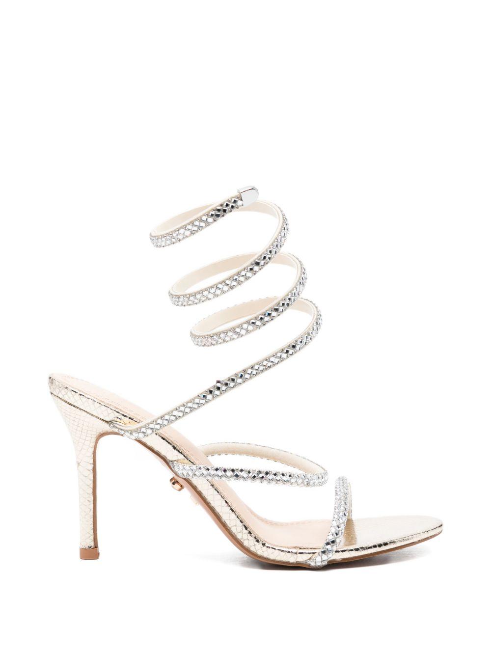 Scarpe a spirale decorate SH378ORO62P ORO TWENTY FOURHAITCH