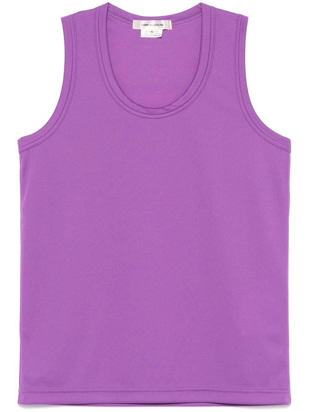 Purple Tank Top GOT006S25 2 PURPLE BLACK COMME DES GARCONS