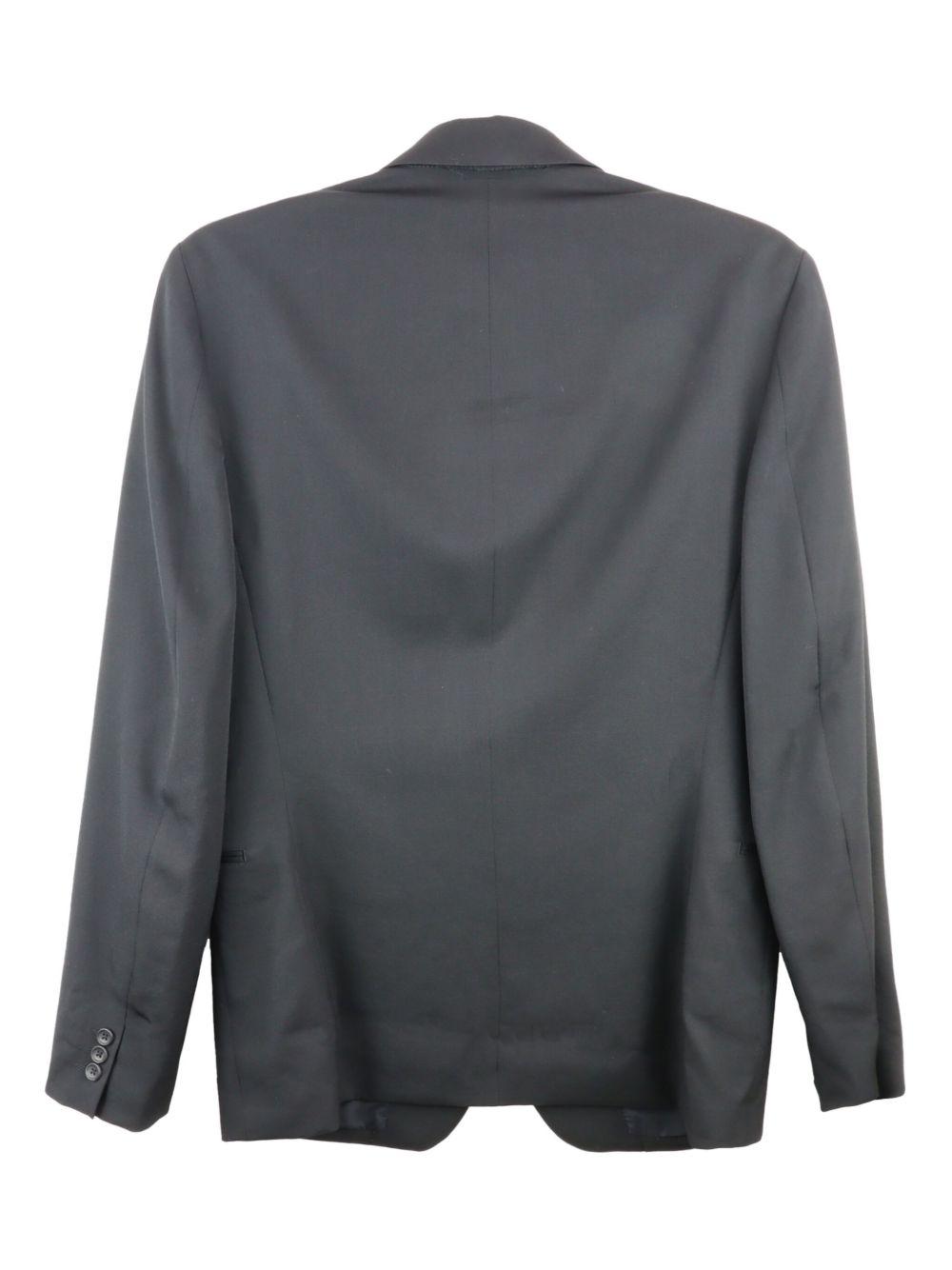 Giacca monopetto in lana<BR/> HOJ85150 1 BLACK YOHJI YAMAMOTO