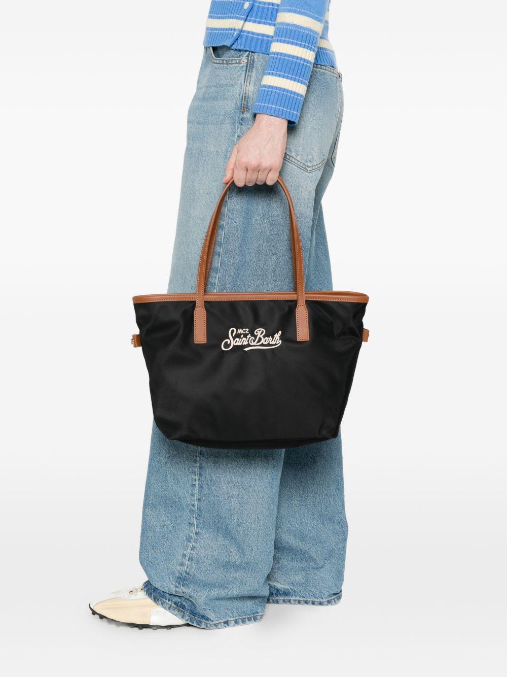 Borsa City medium in nylon CB000400288L 0018 MC2 SAINT BARTH