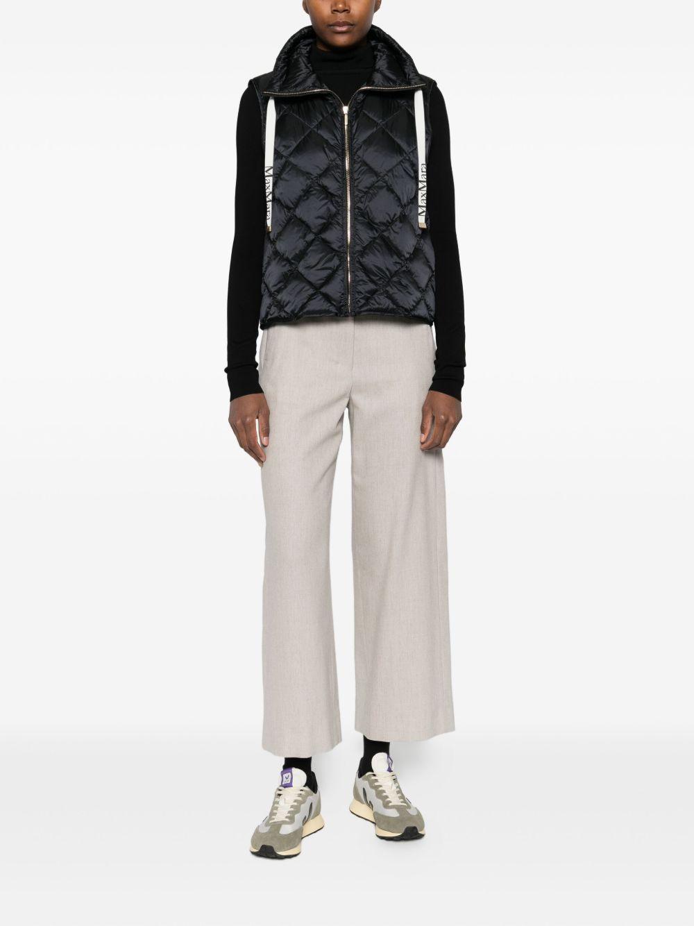 Gilet in tela di nylon antigoccia - Nero TREGICMM10051 002 BLACK MAX MARA THE CUBE