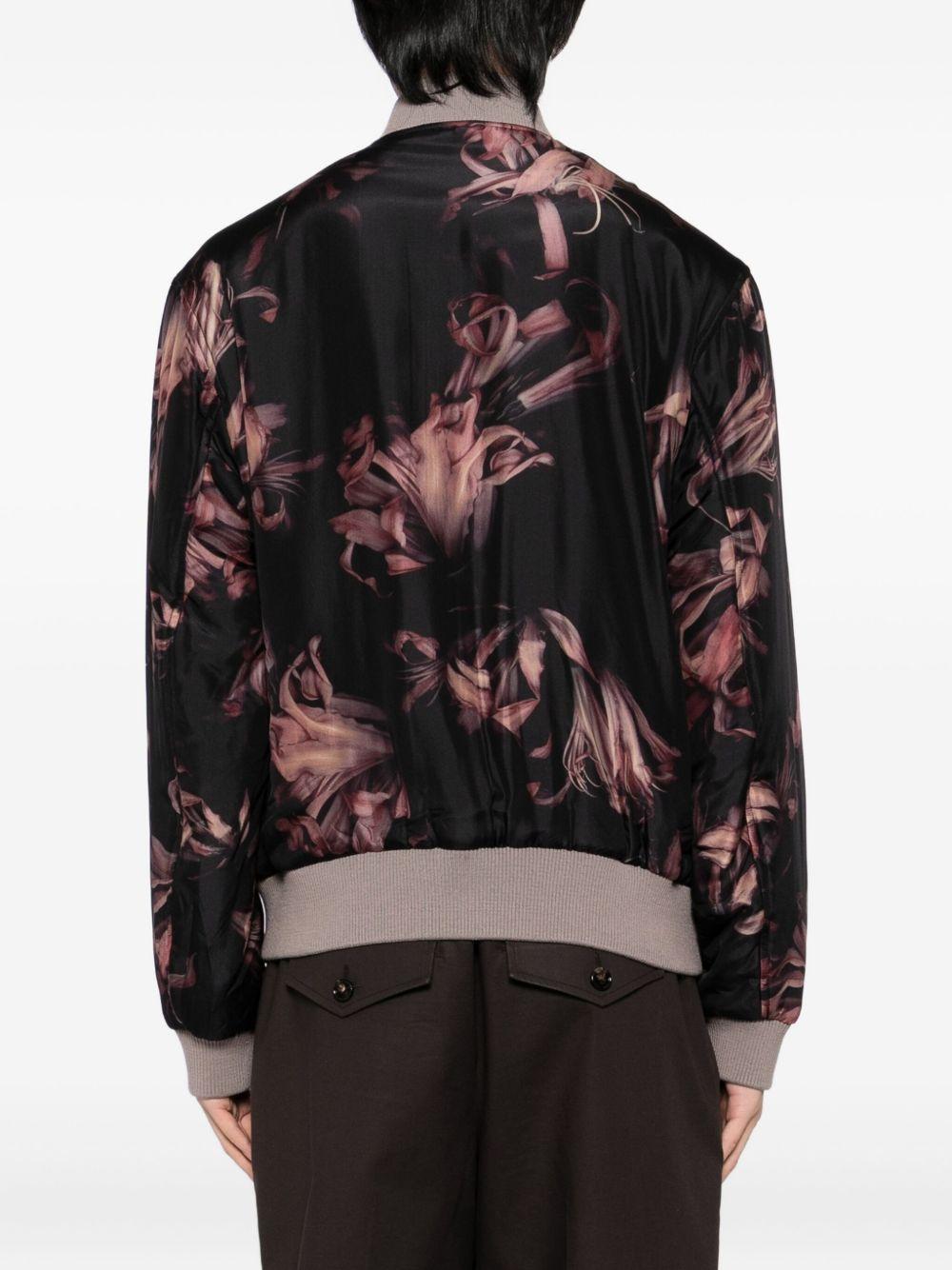 Reversible Bomber Jacket VOLKERREV2124 304 OLD ROSE DRIES VAN NOTEN