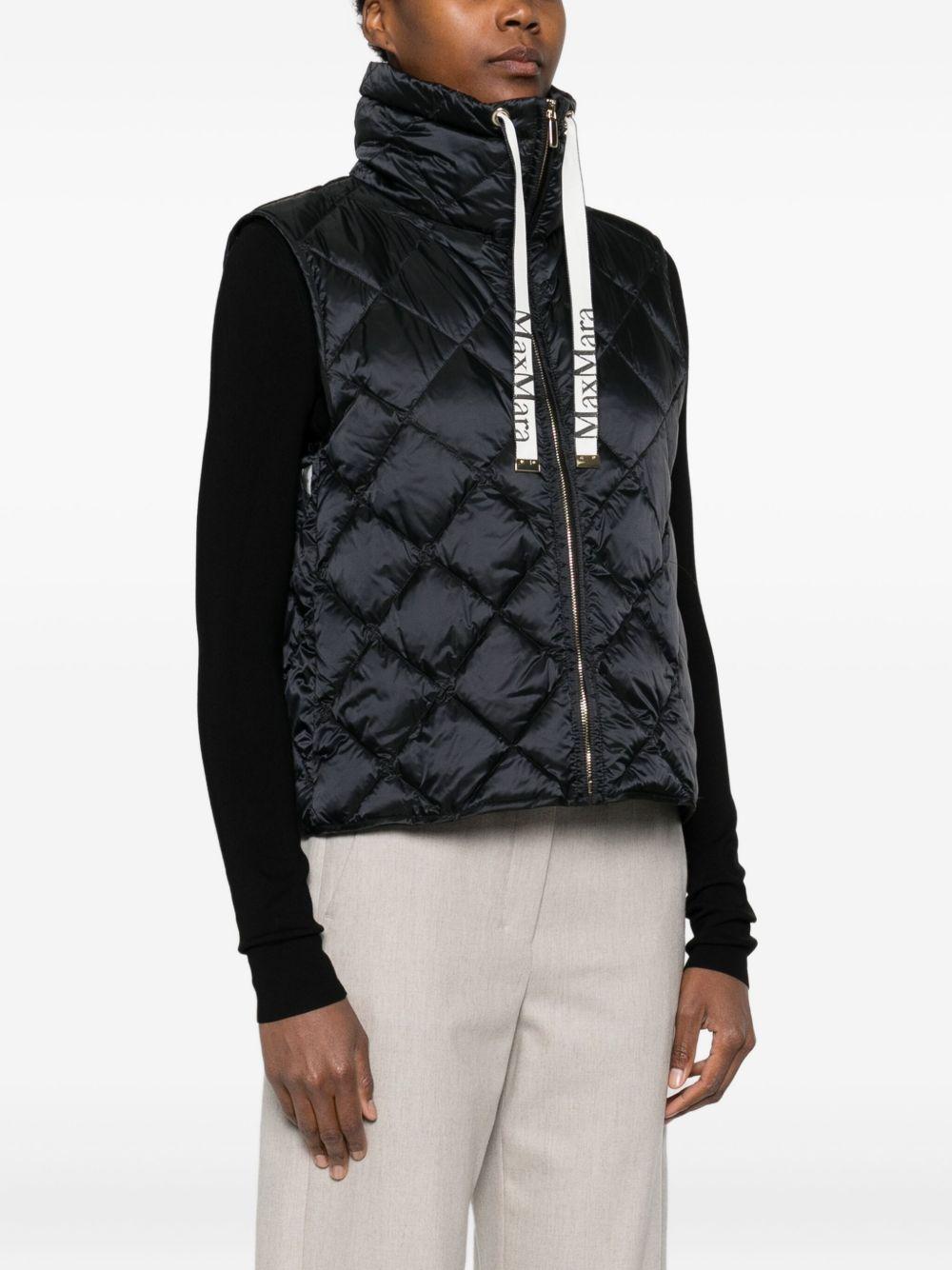 Gilet in tela di nylon antigoccia - Nero TREGICMM10051 002 BLACK MAX MARA THE CUBE