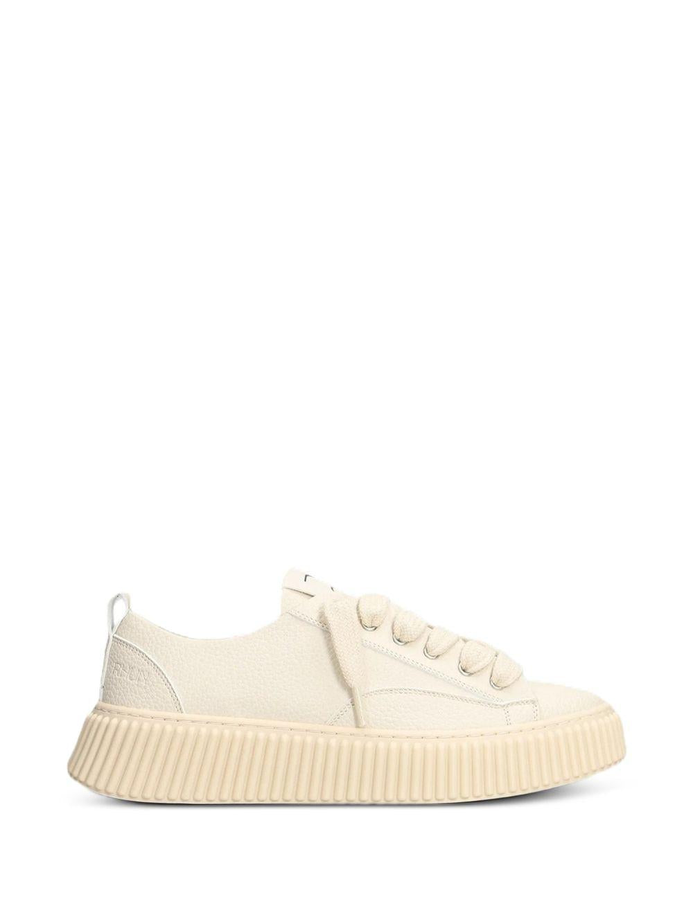 2019 Leather Sneakers 2019 BEIGE LEATHER RHUN