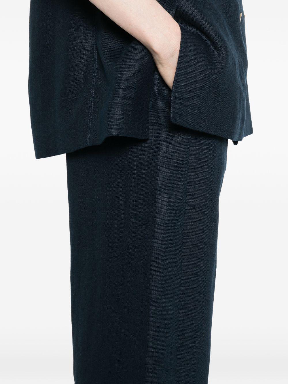 Completo In Puro Lino SMMBIRD 004 CLASSIC DARK S MAX MARA