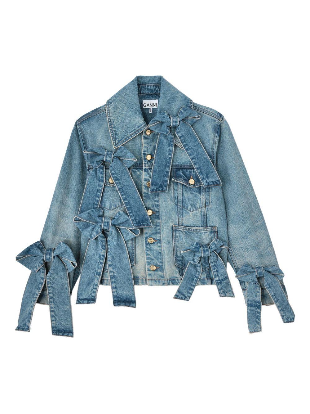 Light Rigid Denim Jacket A1010057 567 MID BLUE VINTAGE GANNI