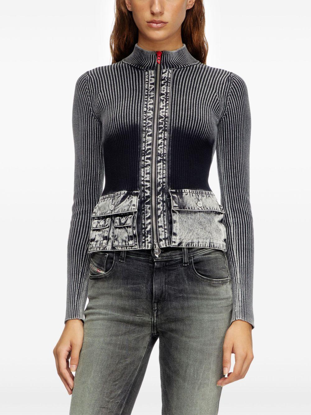 M-Melissa Cardigan A168950QMAN 900 BLACK DIESEL