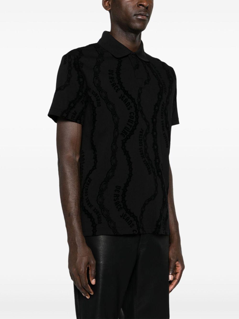 77GAG6R0JS415 899 BLACK VERSACE JEANS COUTURE