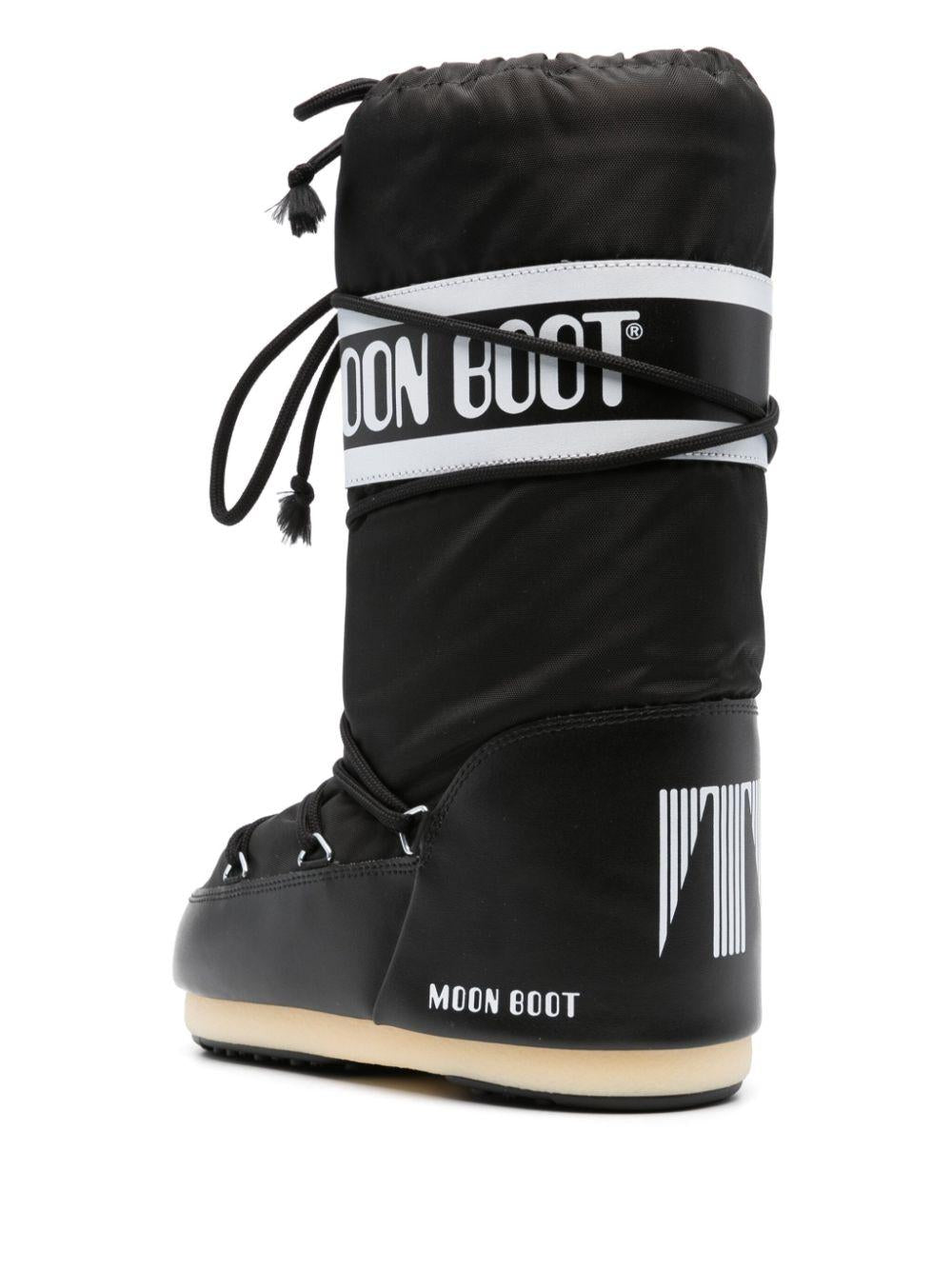 Icon Boot in Nylon 80D1400440 N001 BLACK MOON BOOT
