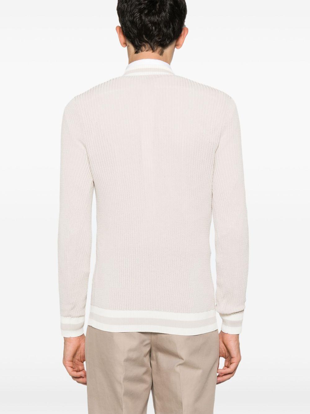 Maglione a coste K76MAGK51MAG0K024 0201 NATURAL ELEVENTY