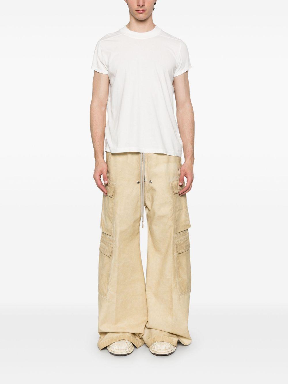 Small Level T-shirt DU01E3258RN 11 MILK RICK OWENS DRKSHDW