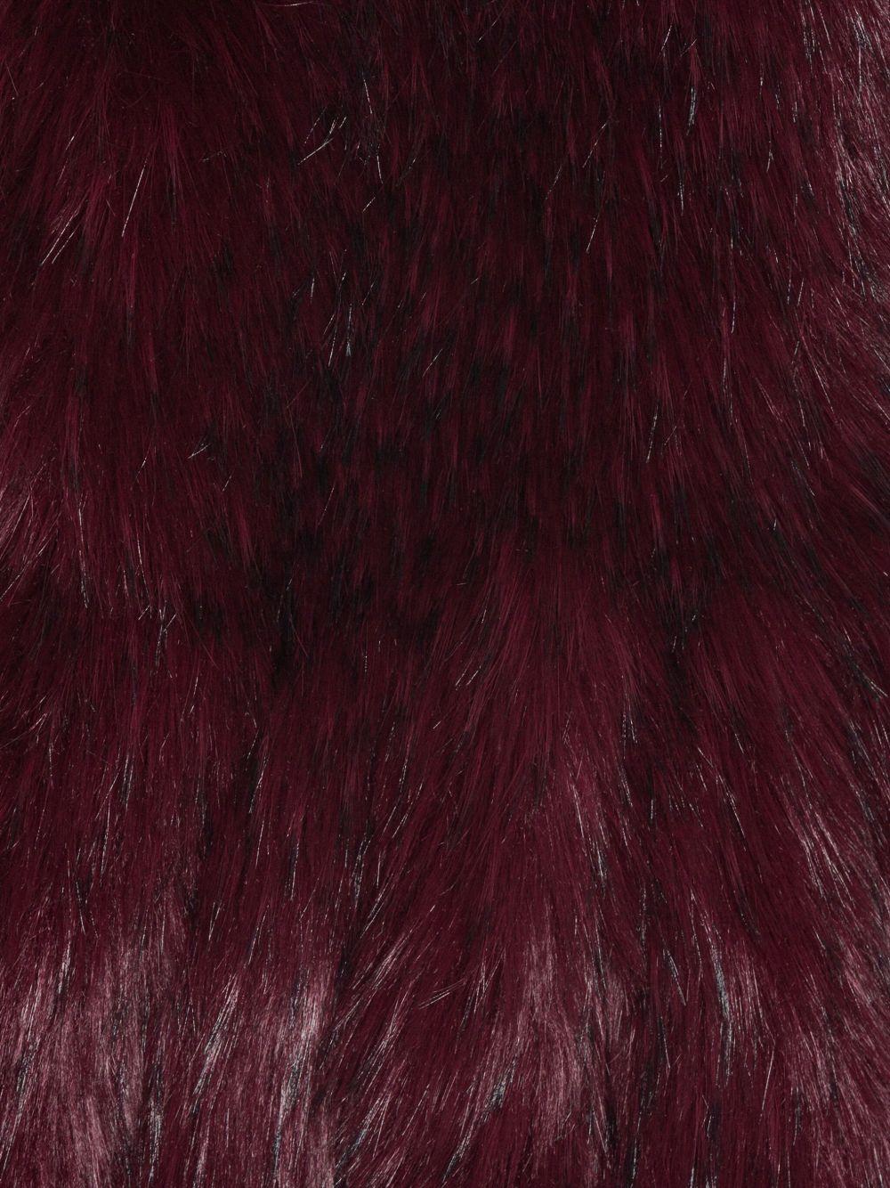 Burgundy Faux Fur Scarf 1150572734 2734 ZINFANDEL ROTATE