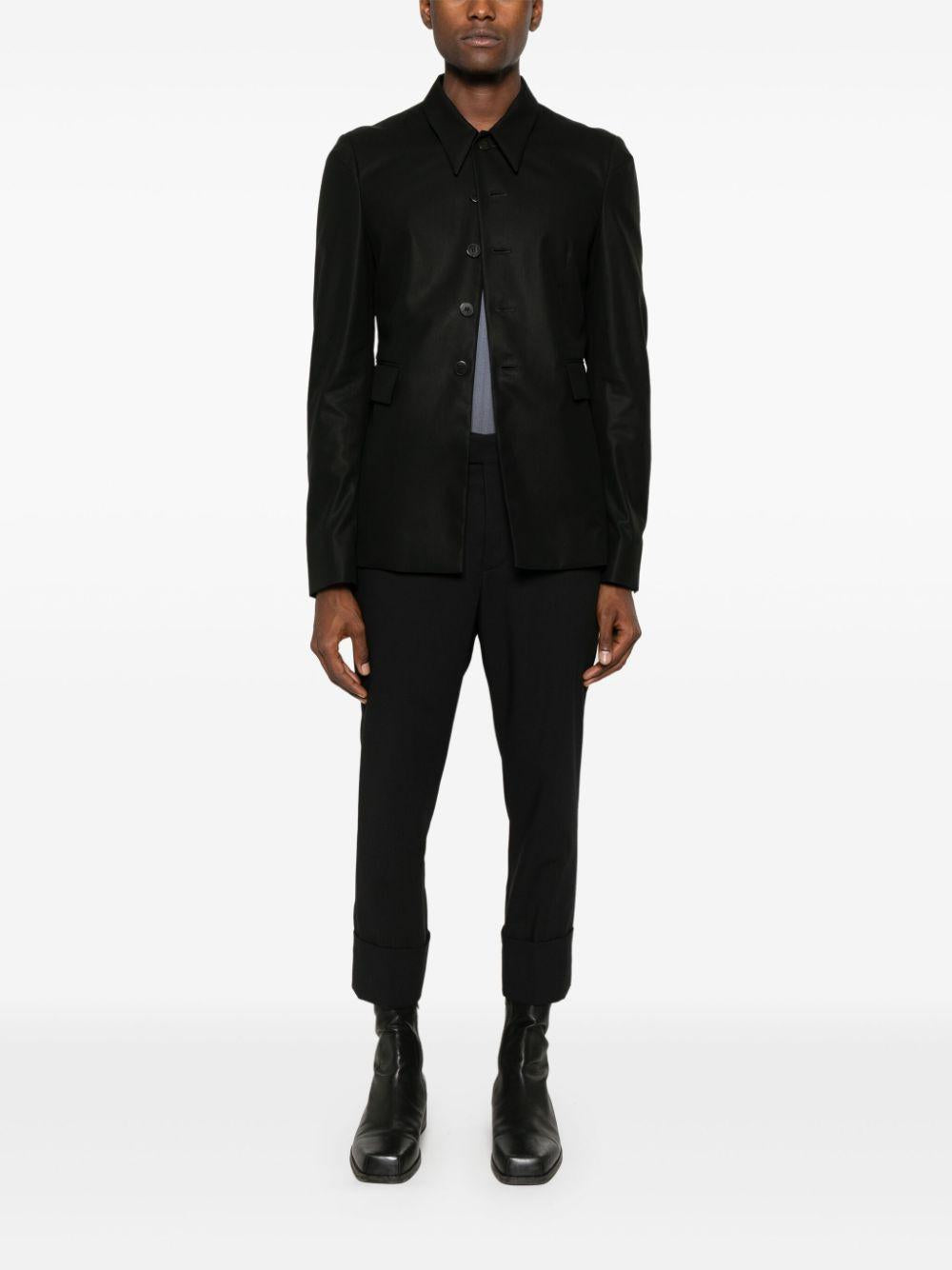 SS24N661 TWILL COTONE NERO SAPIO