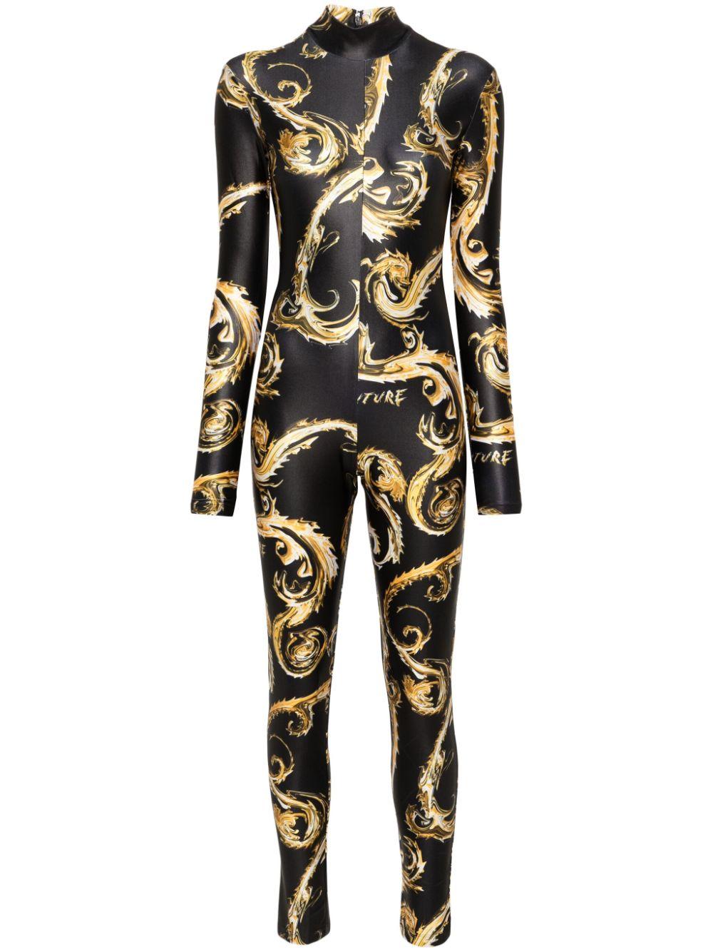 77HAN006JS360 G89 BLACK GOLD VERSACE JEANS COUTURE