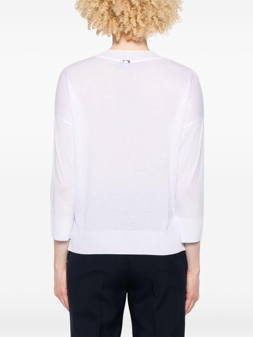 V-neck top JV000015D52056 1000 Bianco HERNO