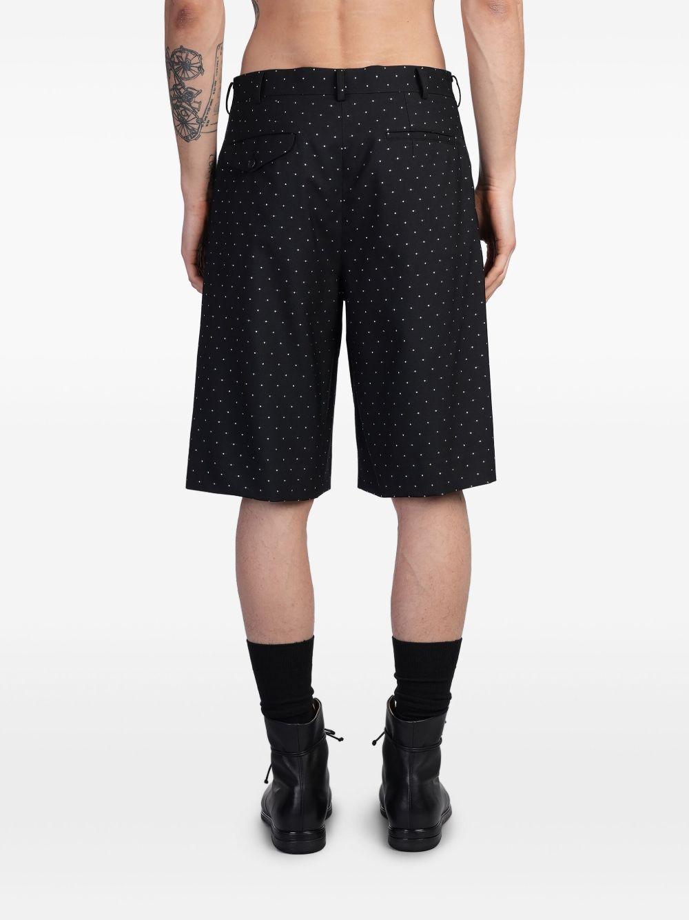 Polka Dot Shorts POP003 1 BLACK COMME DES GARCONS HOMME PLUS