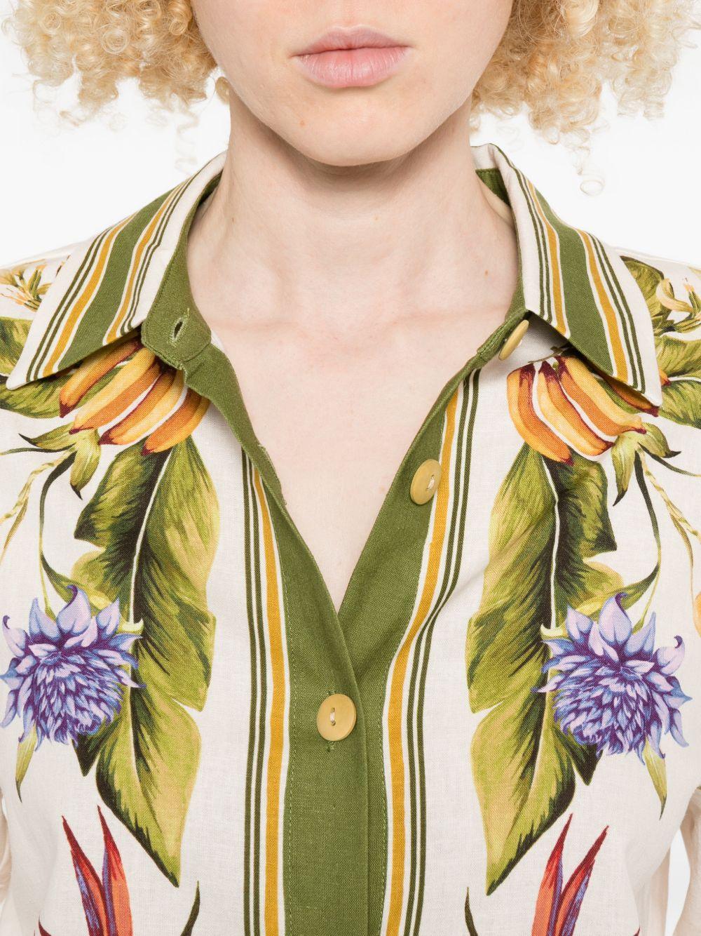Camicia Tropical 349085 26100 TROPICAL SCARF FARM RIO