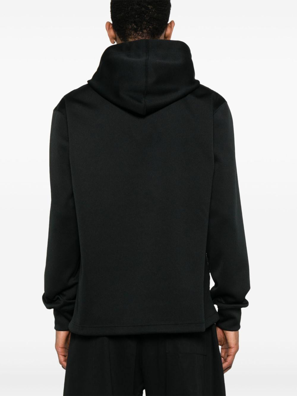 Mesh Hoodie POT030 1 BLACK BLACK COMME DES GARCONS HOMME PLUS
