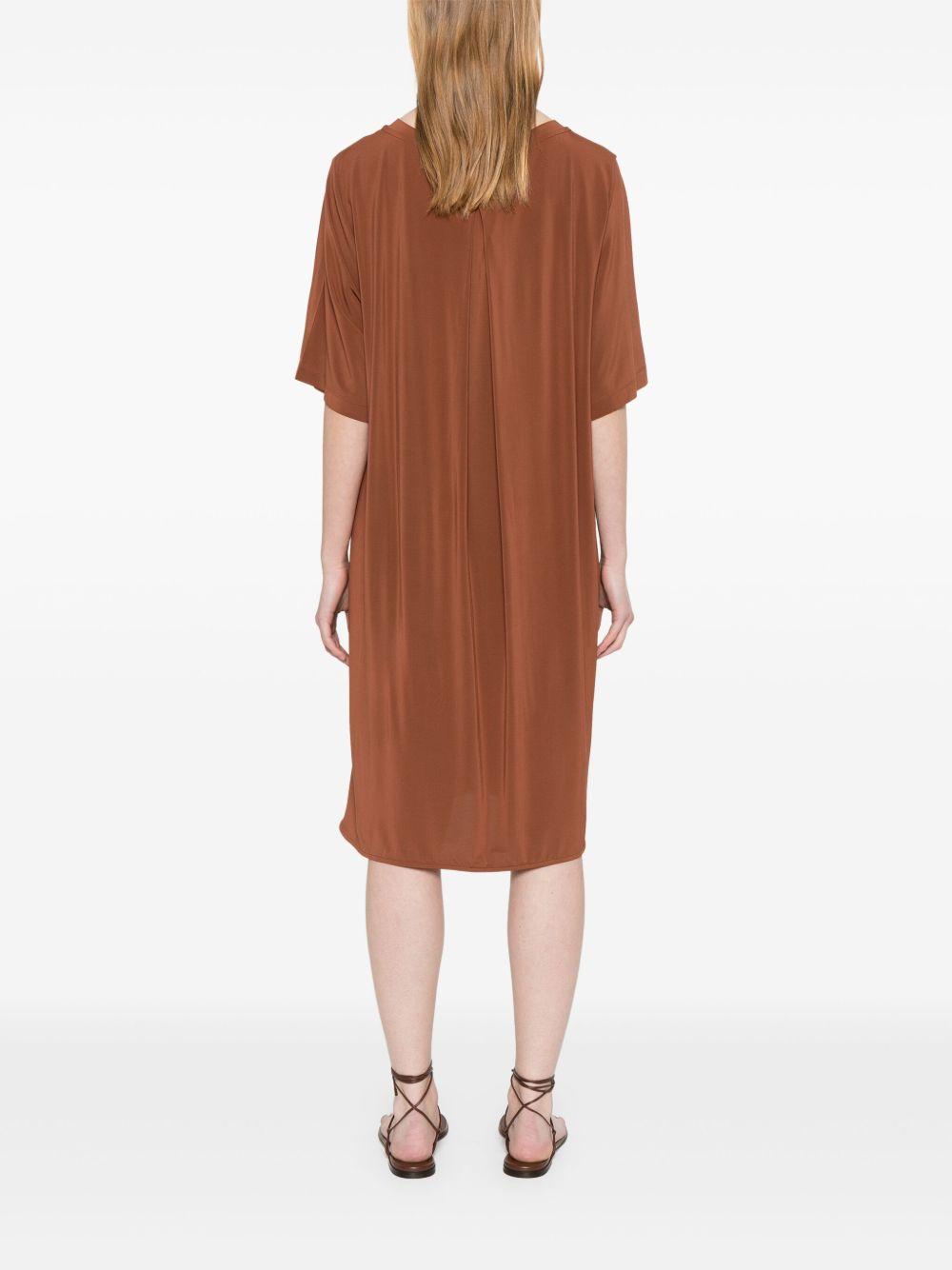 Abito corto Luna LUNAMM13144 004 CACAO MAX MARA