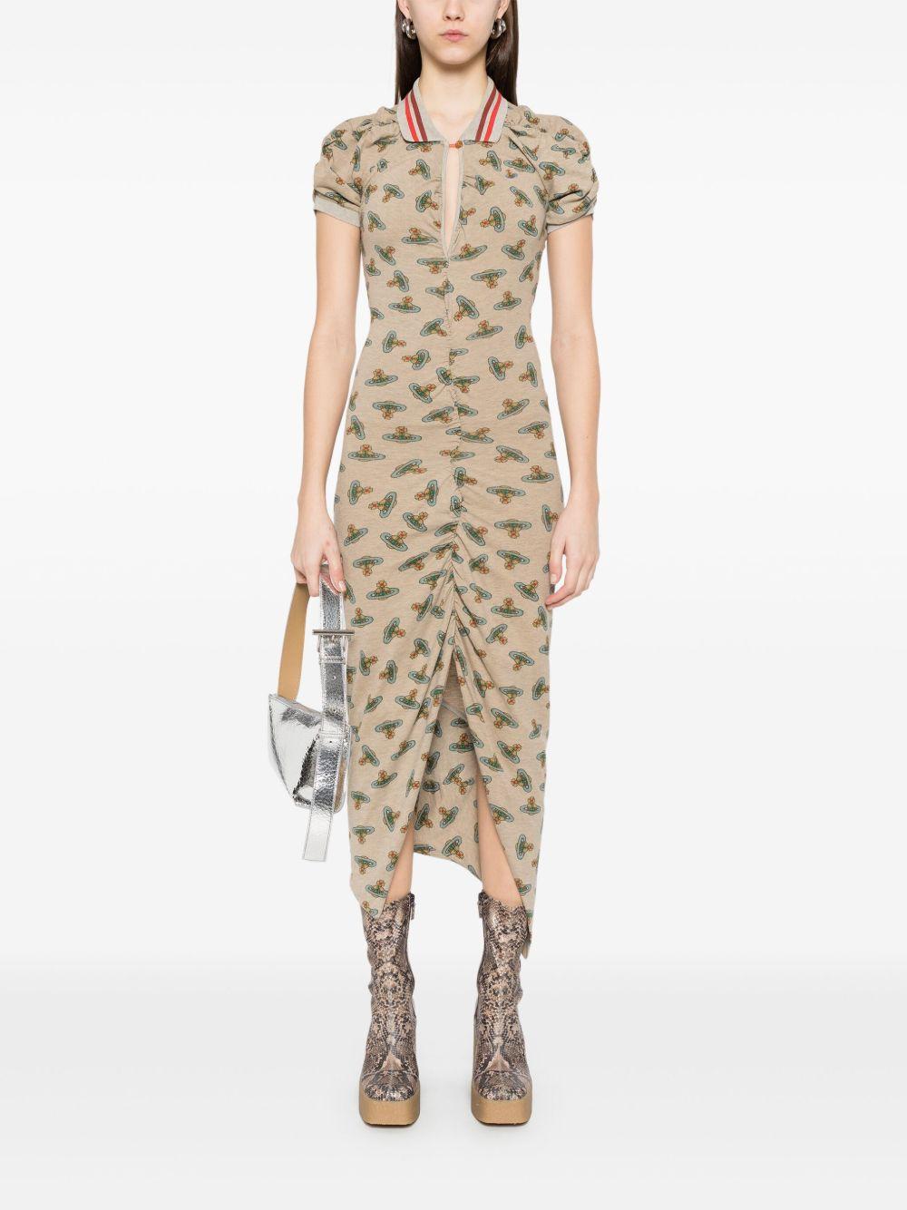 1102000ZJ008U C302 SAND EVERDYE ORB VIVIENNE WESTWOOD