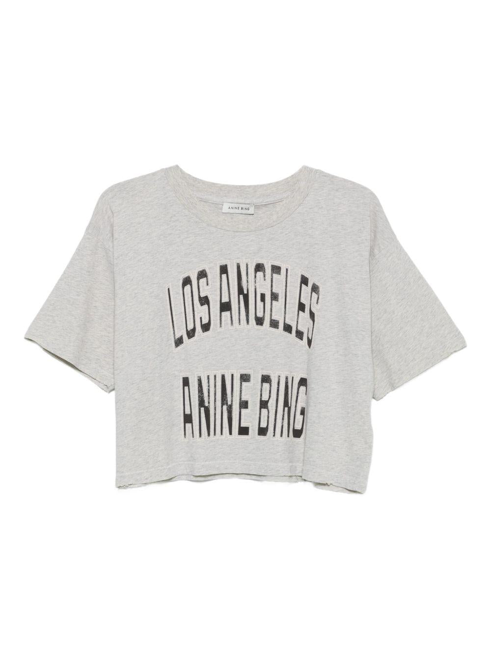 Jhonny Cropped Tee A0811449 GRY1 GREY ANINE BING