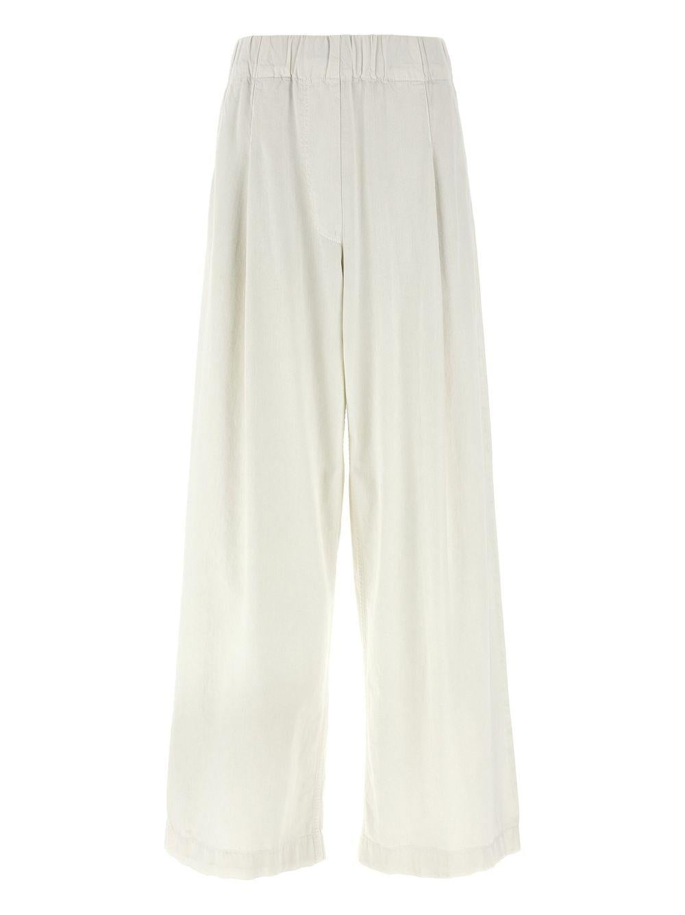 Pantaloni elasticizzati 2510109361553 08 OFF WHITE DRIES VAN NOTEN