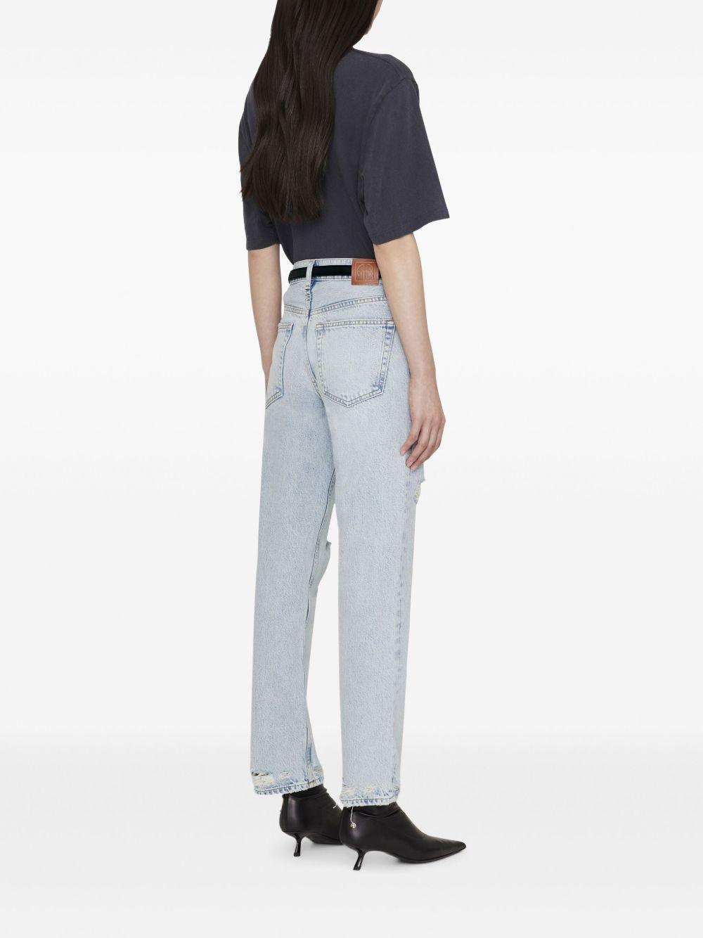 Avi Tee Collegiate Leopard - Washed Charcoal A0810922 BLK5 BLACK ANINE BING