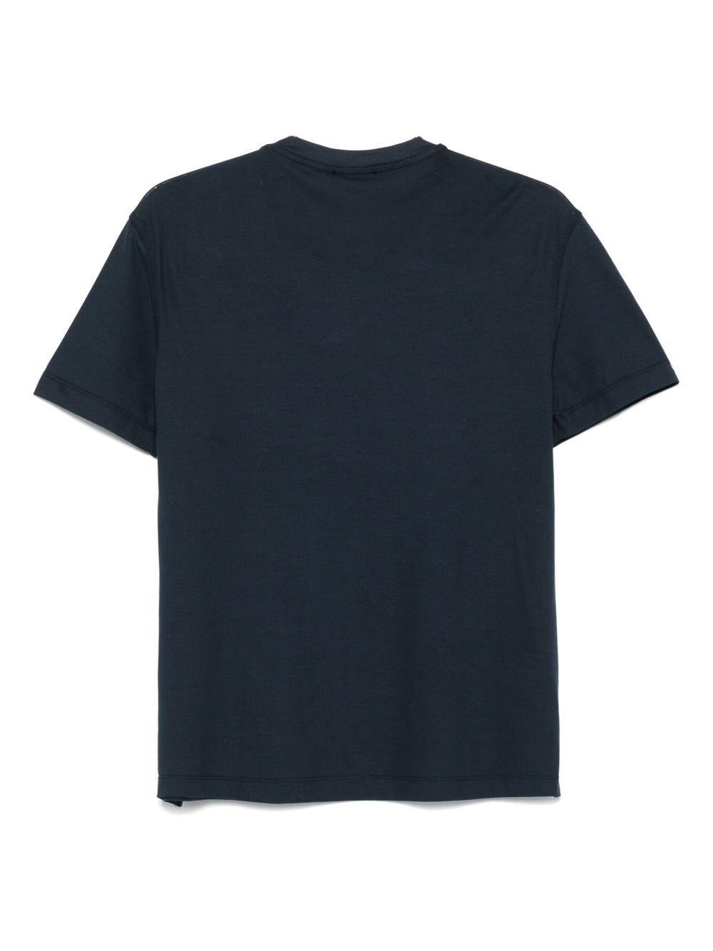 T-shirt in cotone WKISSMW812100800830081100F BLUE KIRED