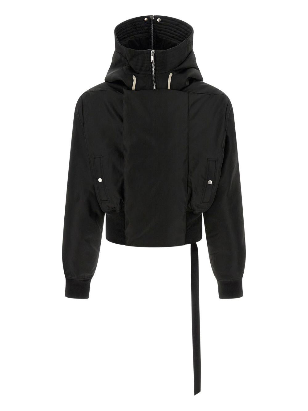 Concordians Cropped Alice Parka DU02E7781NCV 09 BLACK RICK OWENS DRKSHDW