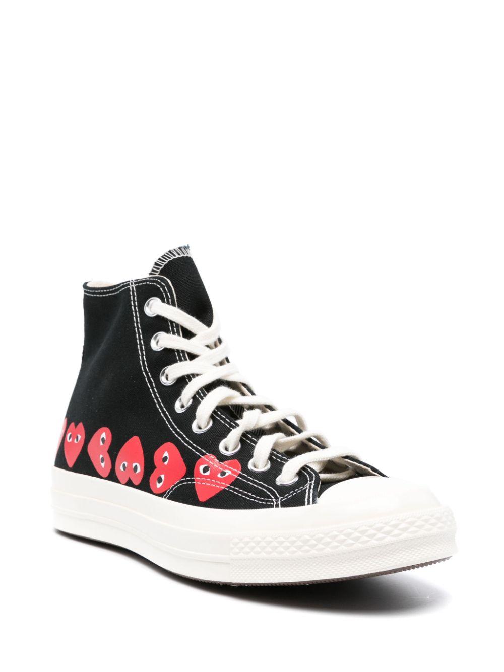P1K127 1 BLACK COMME DES GARCONS PLAY X CONVERSE