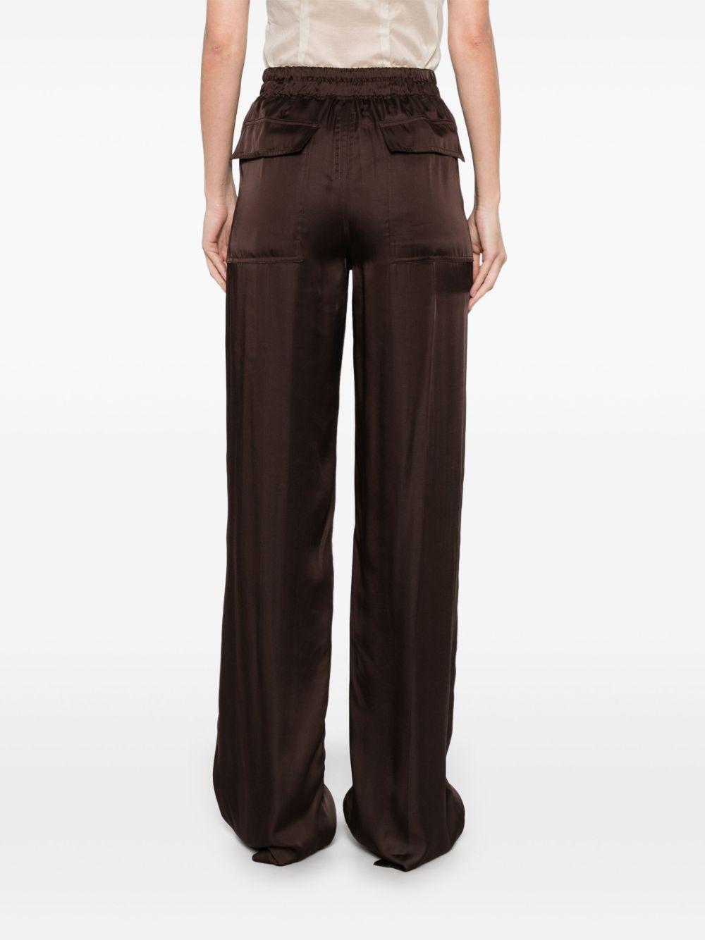 Drawstring trousers RP01E7325SCH 14 MAHOGANY RICK OWENS