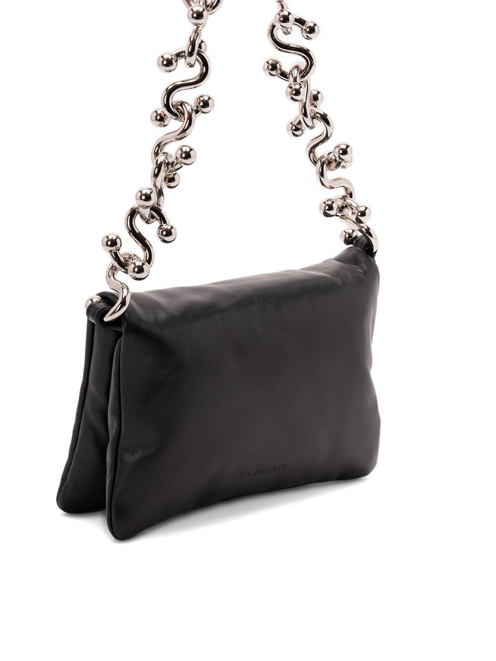Borsa In Nappa Semilucida SPXSOFFYMINI 003 NERO SPORTMAX
