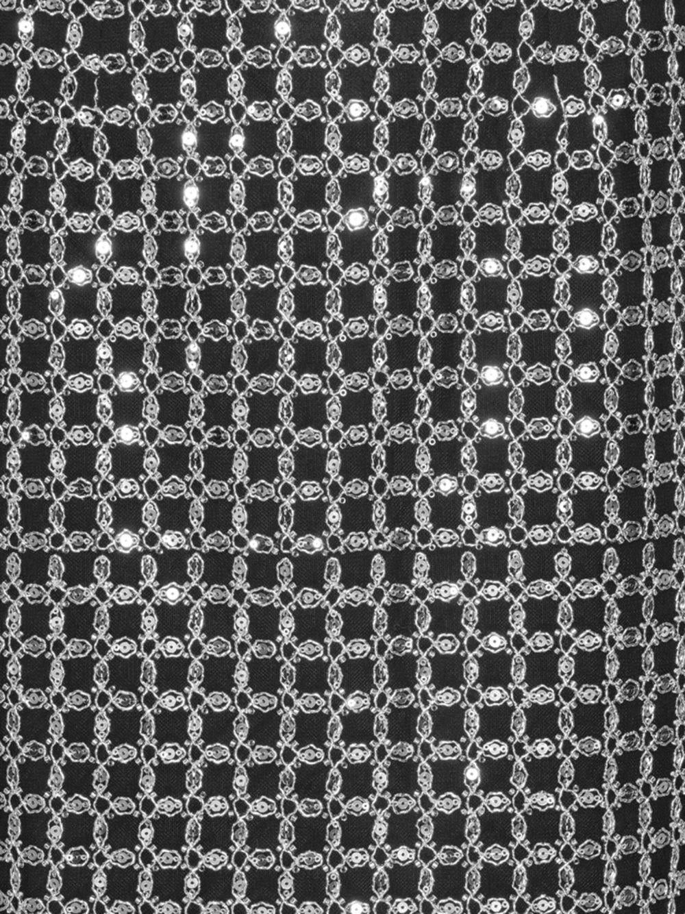 Beaded Long Mini Skirt Black 115453100 100 BLACK ROTATE