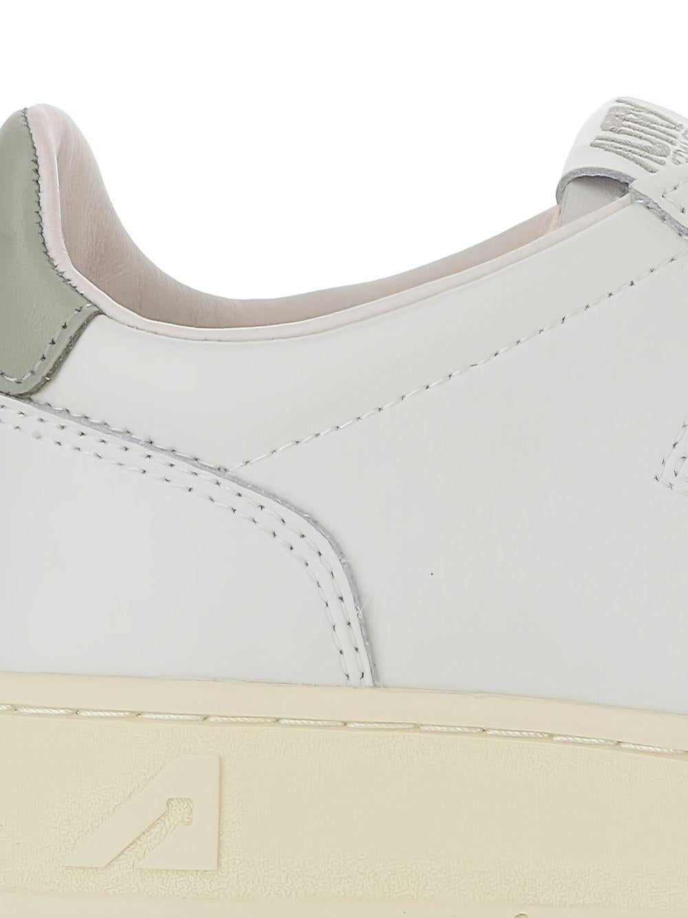 Sneaker Medalist Low in pelle AULMLL11 WHITE SEA GRASS AUTRY