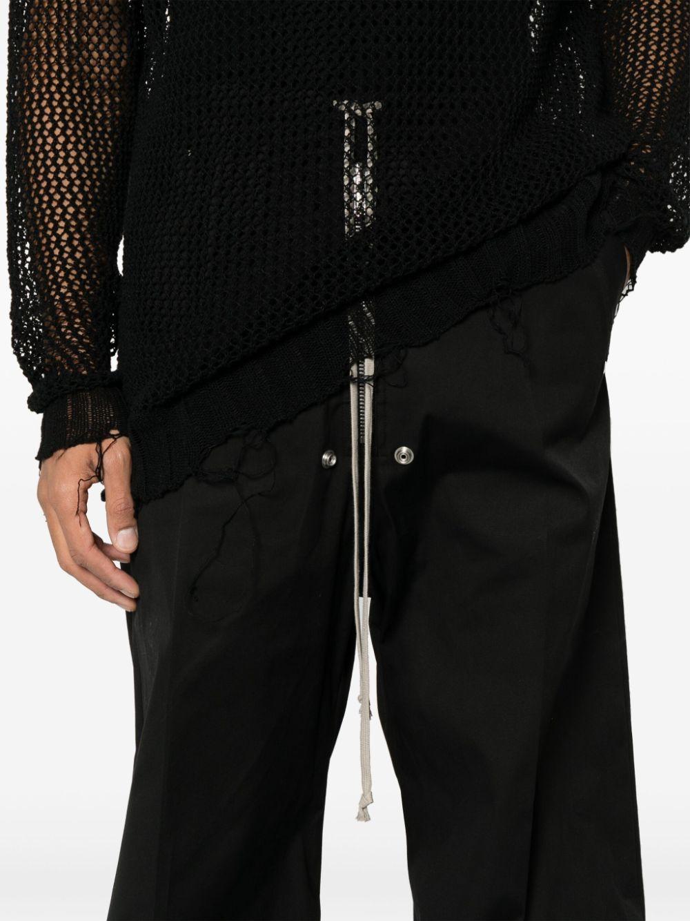 Bela trousers RU01E5366TE 09 BLACK RICK OWENS