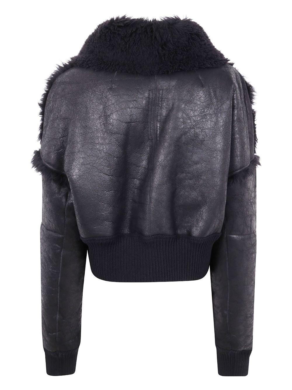 Concordians Flight Jacket RU02E1780LSHC 09 BLACK RICK OWENS