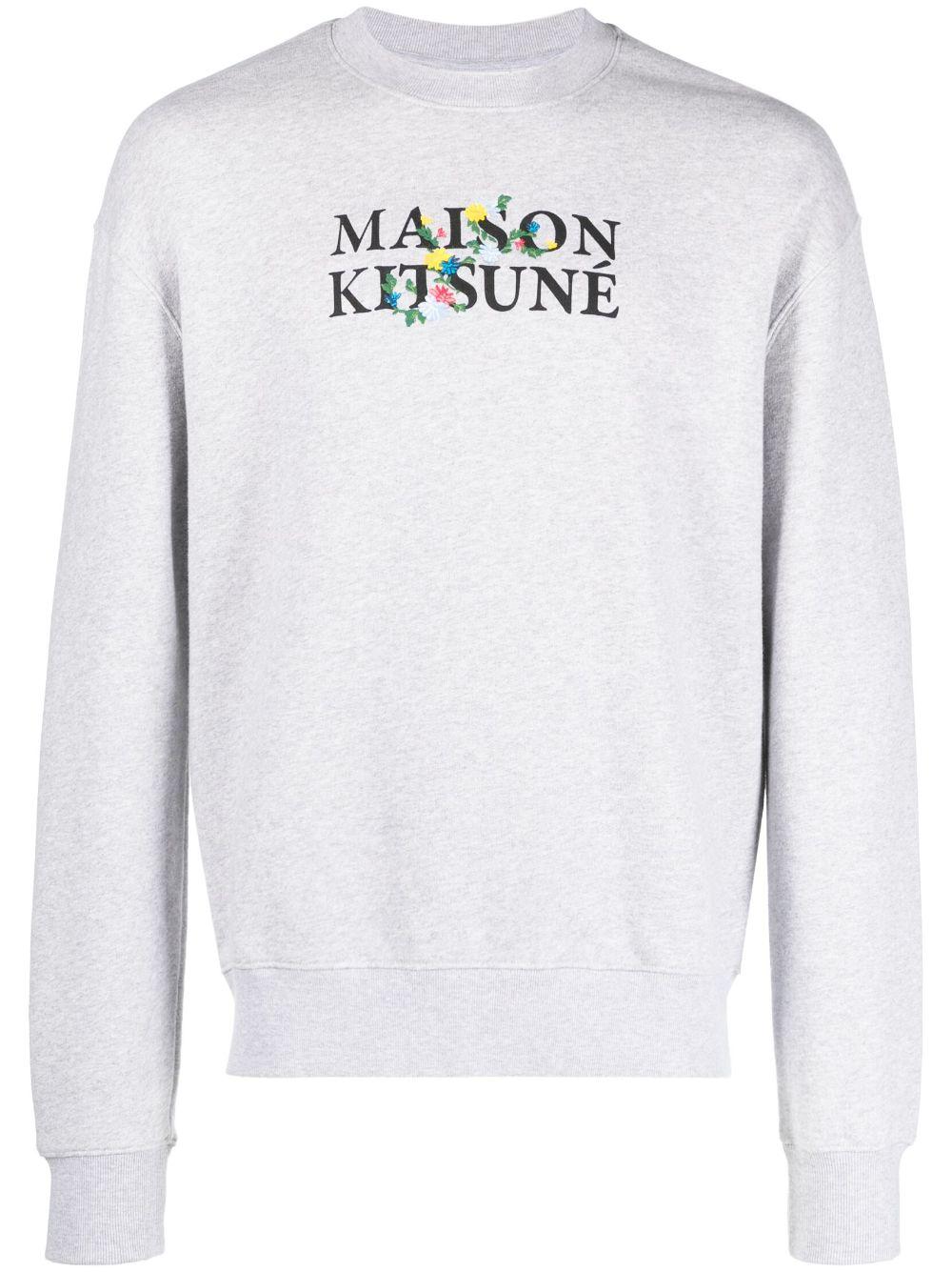 LM00308KM0307 H120 LIGHT GREY MELANGE MAISON KITSUNE