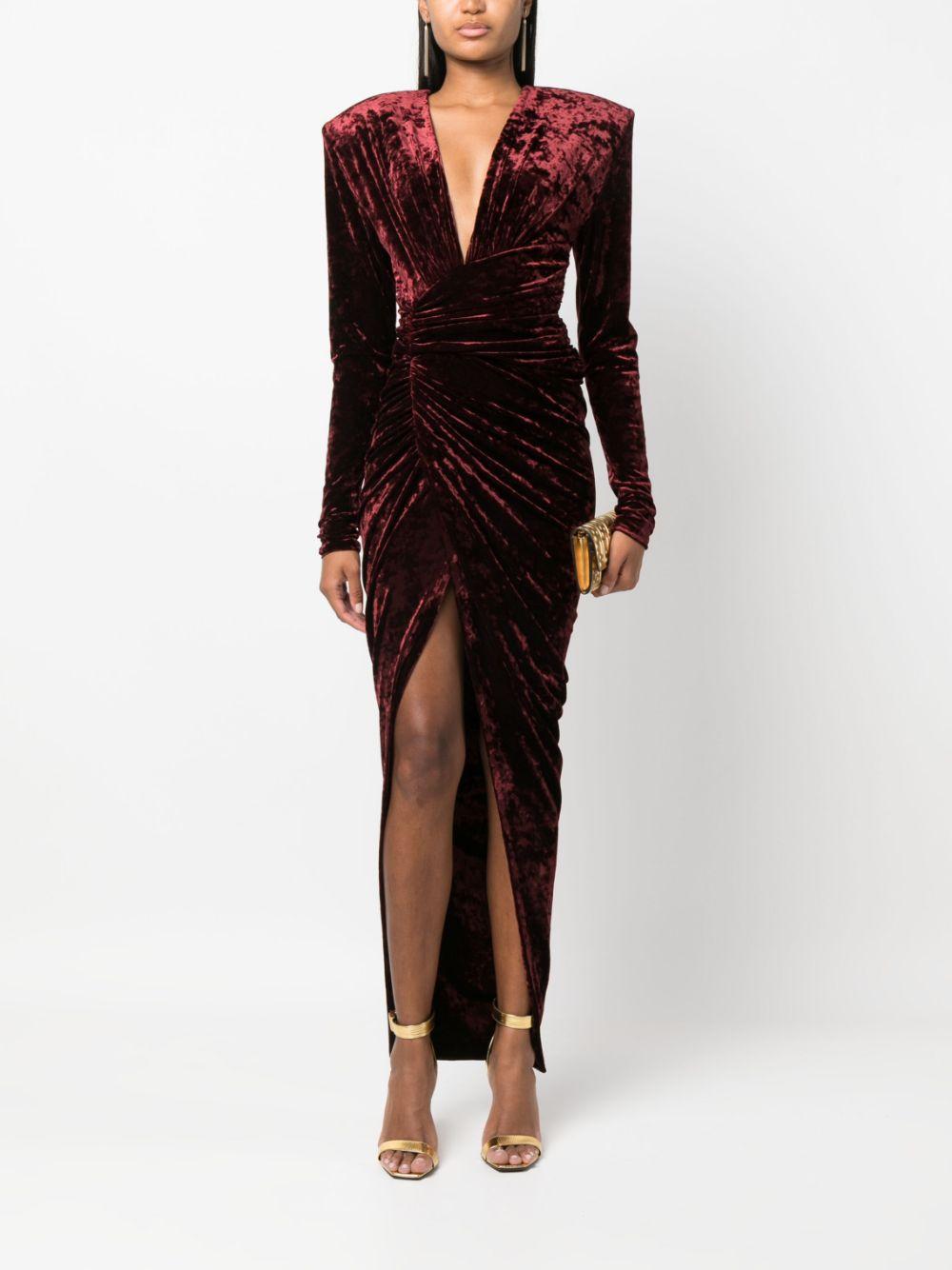 233DR1983 BLACK CHERRY RED ALEXANDRE VAUTHIER