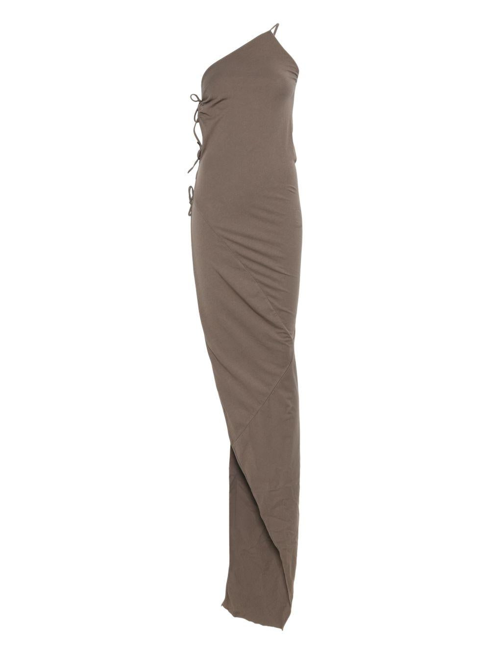 Taco maxi dress DS01E3516RN 34 DUST RICK OWENS DRKSHDW