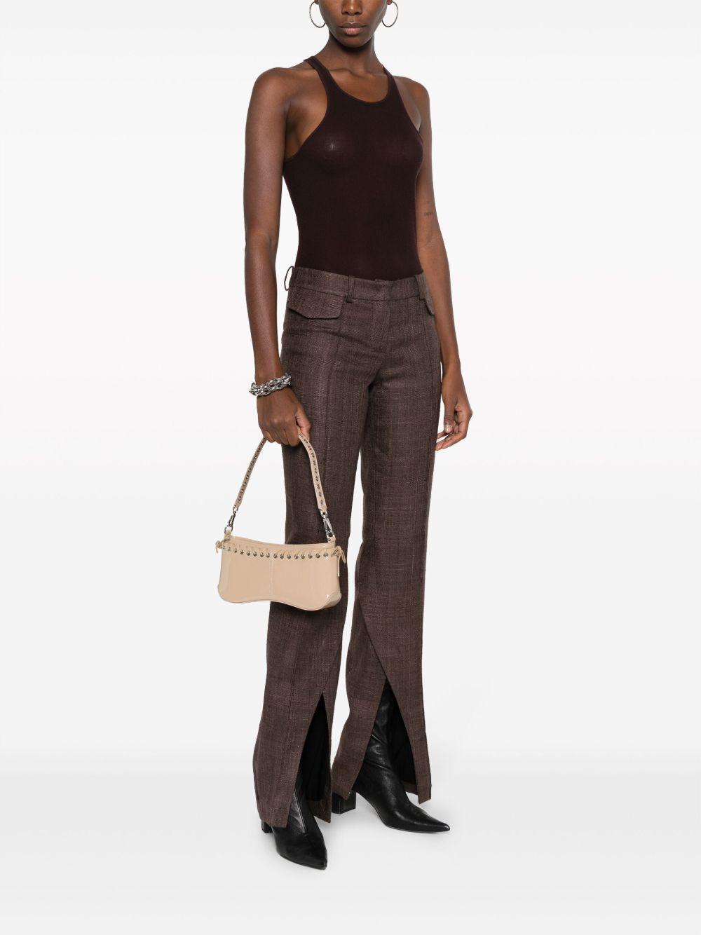 AW23BG001ULEA003 BEIGE PATENT LUDOVIC DE SAINT SERNIN