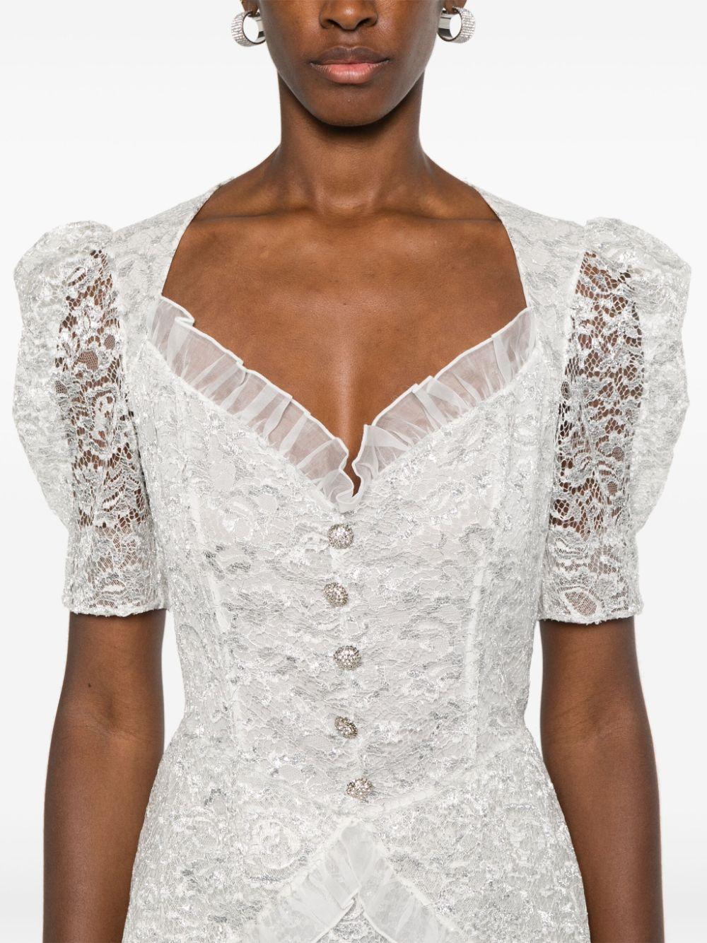 FABX3745P4317 0830 WHITE SILVER ALESSANDRA RICH