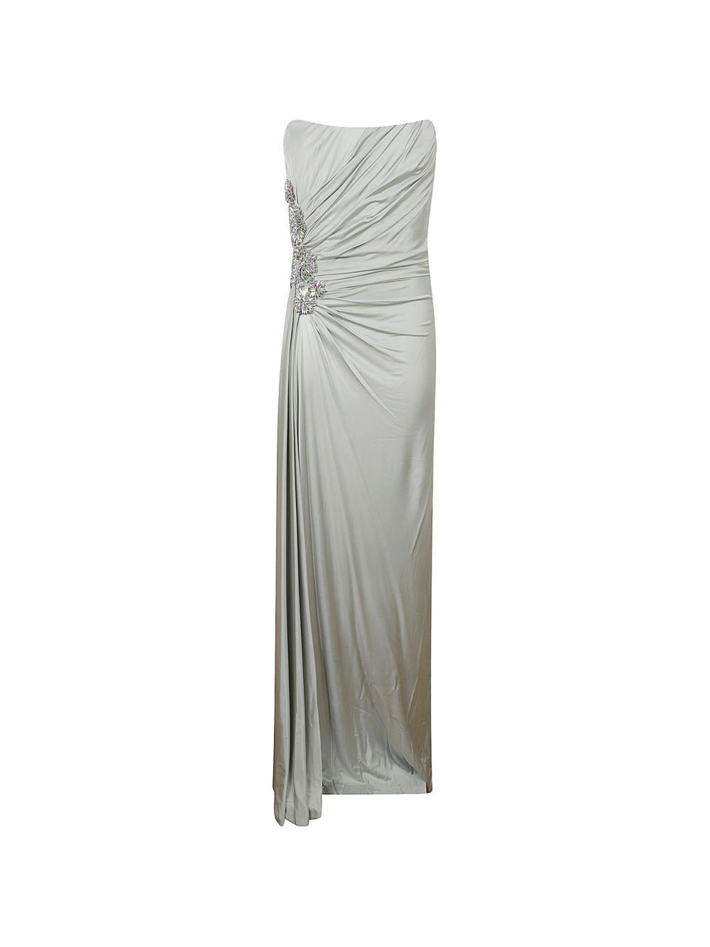 Lorinne Jersey Crystal Gown PS2659 8195 DUSTY MINT COSTARELLOS