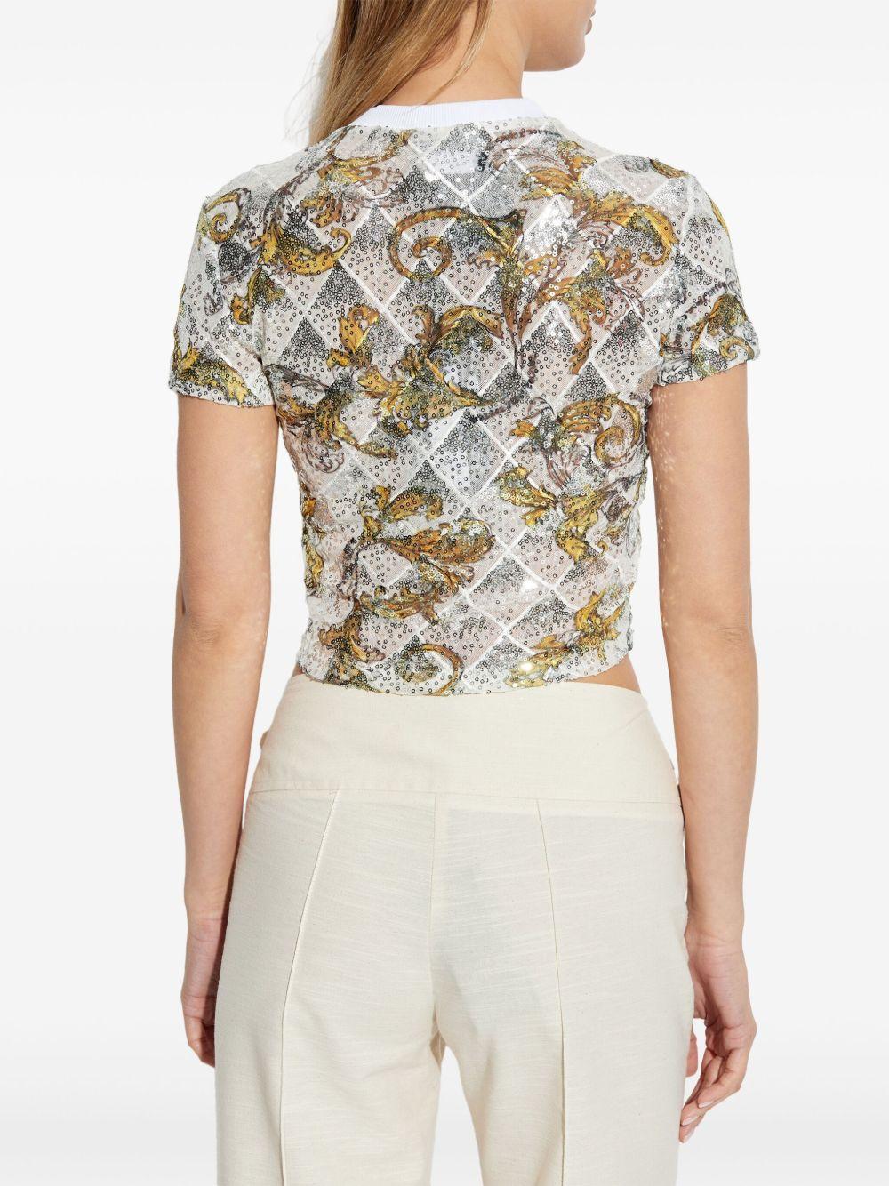 78HAH602JS443 G03 WHITE GOLD VERSACE JEANS COUTURE