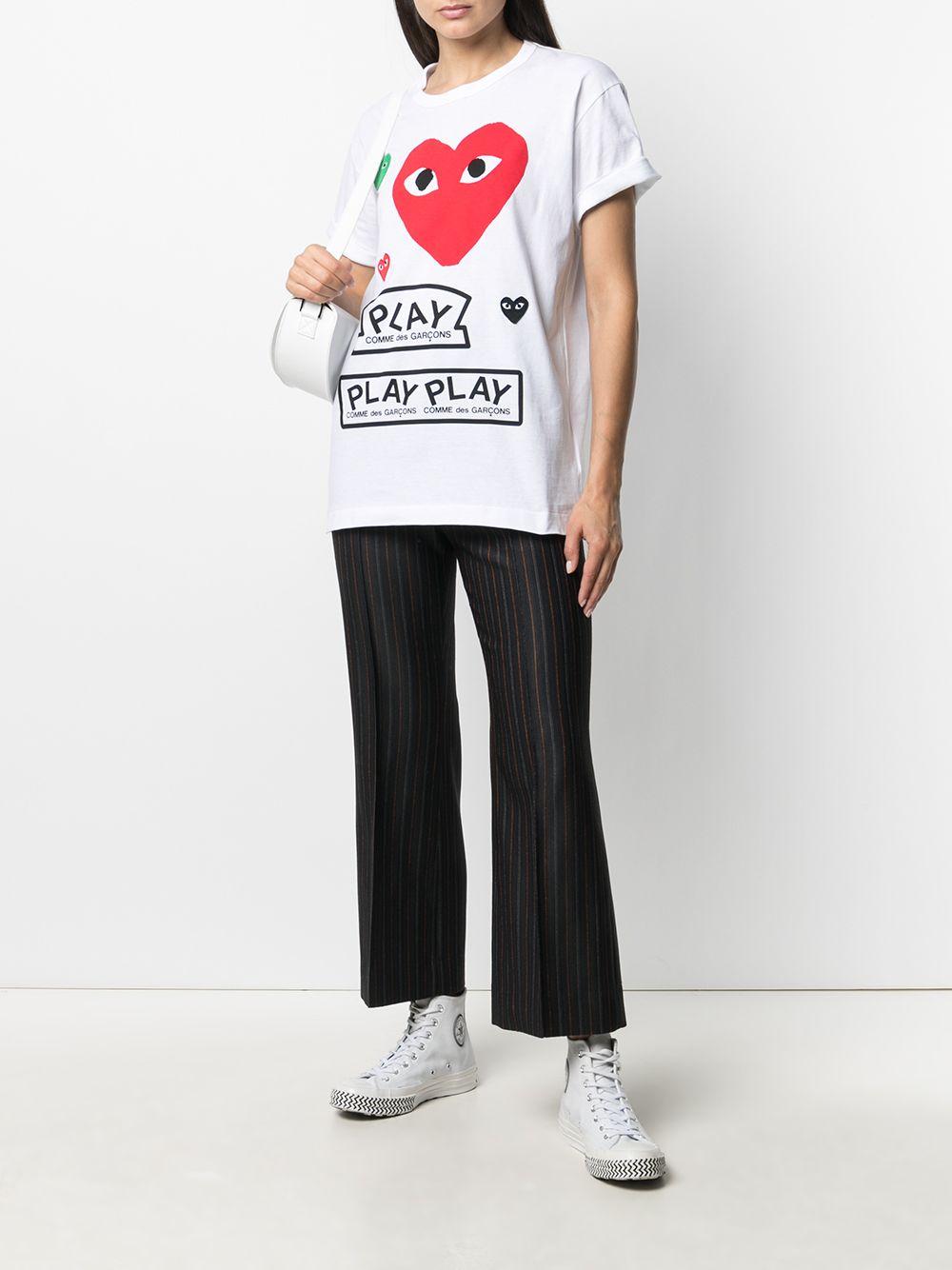 P1T280 1 WHITE COMME DES GARCONS PLAY